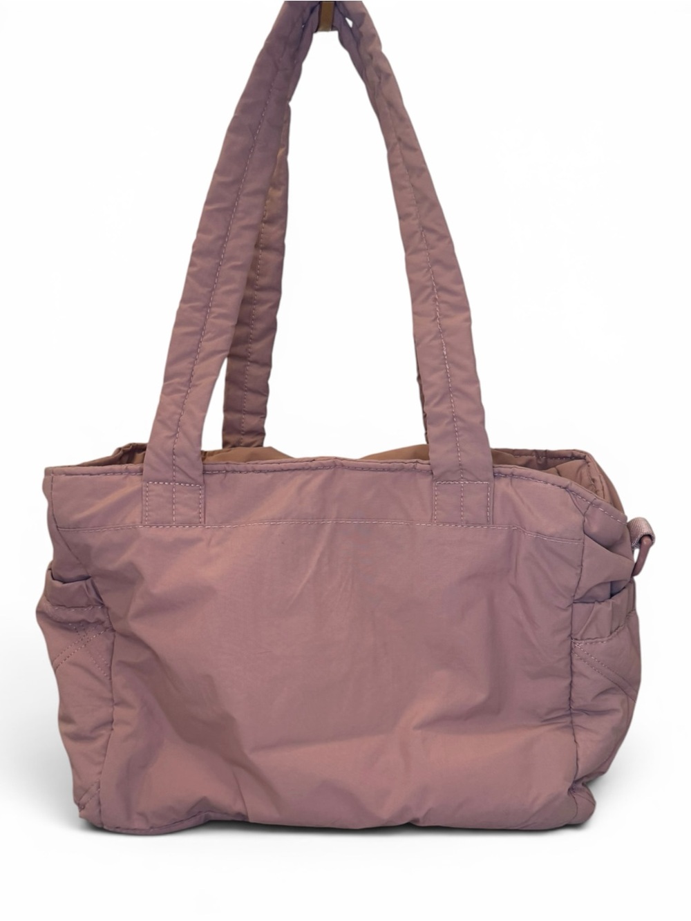 BAGSMART Dusty Rose Quilted Diaper Bag Tote - Picture 2 of 4